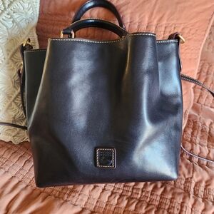 Dooney & Bourke Black Leather Shoulder Bag